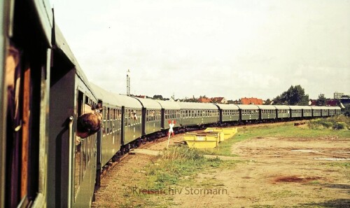 travemünde bahnhof 1974 Sambawagen Sonderzug