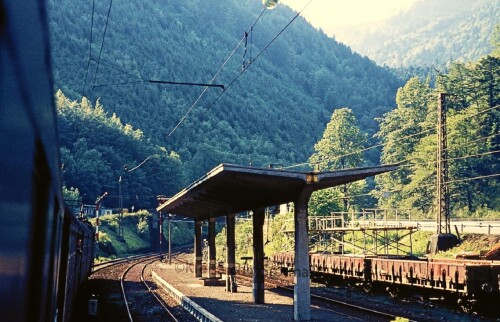 Höllentalbahn Hirschsprung Bahnhof 1973 Höllental historisch (2)