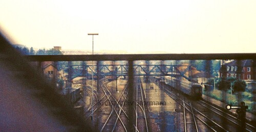 Donaueschingen Bahnhof a 1973 Gleis Anlagen