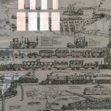 Bahnhof_Travemunde_Strand_Ausstellungs_Bilder-mit_Eisenbahn_historisch_2020-1