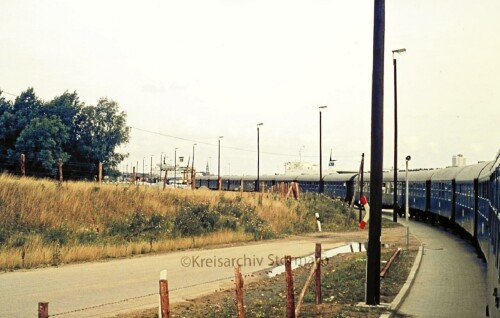 Travemünde Kücknitz Eisenbah Sonderfahrt Gleis Strecke 1975 (4)
