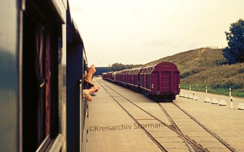 Travemünde Kücknitz Eisenbah Sonderfahrt Gleis Strecke 1975 (5)
