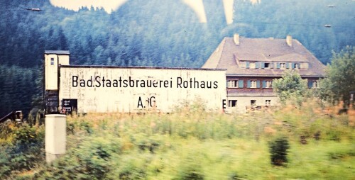 Badische Staatsbrauerei Rothaus Länderbahn Waggon 1967 Seebrugg