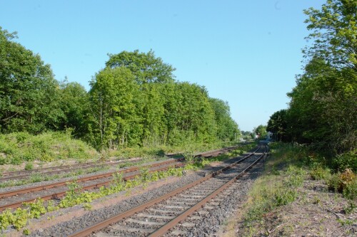 Bahnhof Ratzeburg Ausfahrt Richtung Büchen 20223 Juni