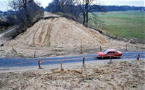 Kaiserbahn Abgebaute Eisenbahnbrücke Abriß Bagger Liebherr 1982 Möllner Landstraße