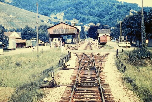 1972 BahnStrecke Eisenbahnstrecke Ottenhöfen Achern R 4 Renault weiß