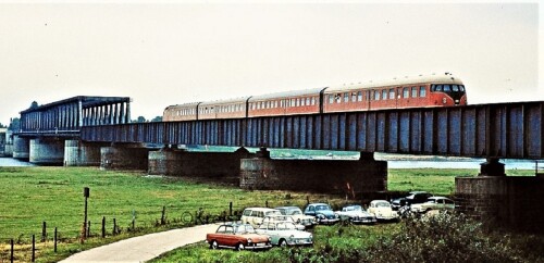 1969 VT 08.5 Lauenburg Elbbrücke Bahnhof VT 12.5