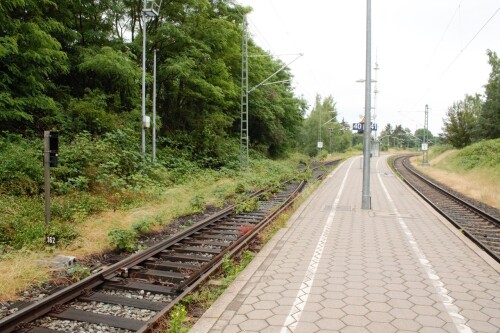 Bahnhof Büchen Gleisanlagen ehemaliger Grenzbahnhof innerdeutsche Grenze 2023 Juni (1)