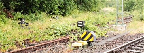 Bahnhof Büchen Gleisanlagen ehemaliger Grenzbahnhof innerdeutsche Grenze 2023 Juni (2)