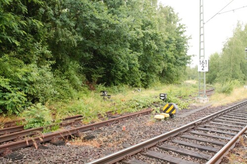 Bahnhof Büchen Gleisanlagen ehemaliger Grenzbahnhof innerdeutsche Grenze 2023 Juni (3)