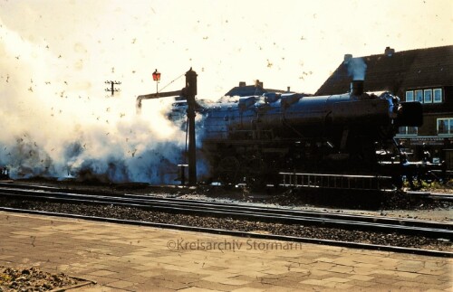Büchen Bahnhof 1967 BR 050 Wasserspeisungä