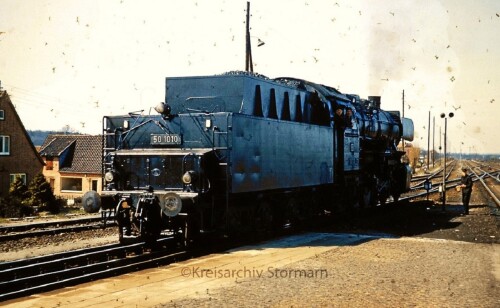 Büchen Bahnhof 1967 BR 50 1010
