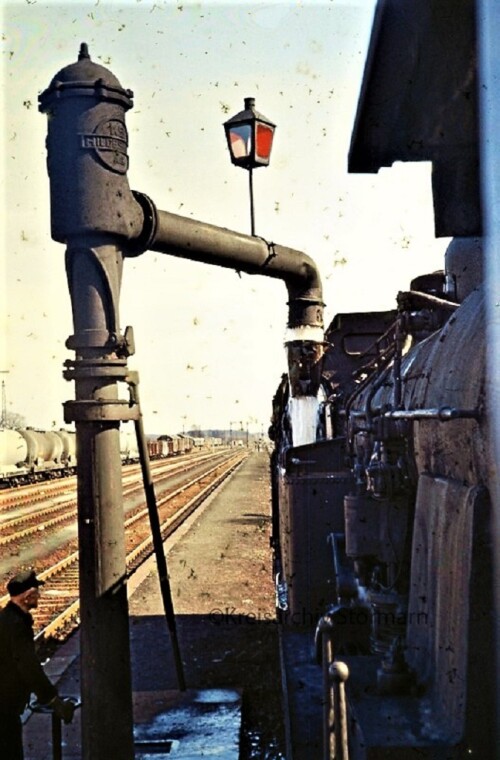 Büchen Bahnhof 1969 BR 018 323 6 Sonderfahrt (1)