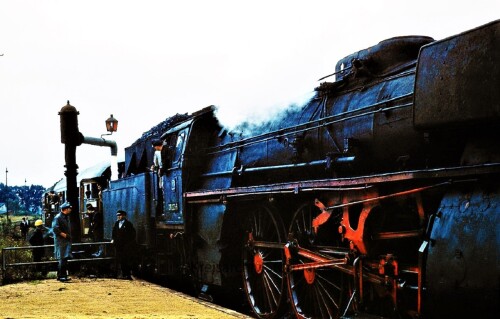 Büchen Bahnhof 1969 BR 018 323 6 Sonderfahrt (2)