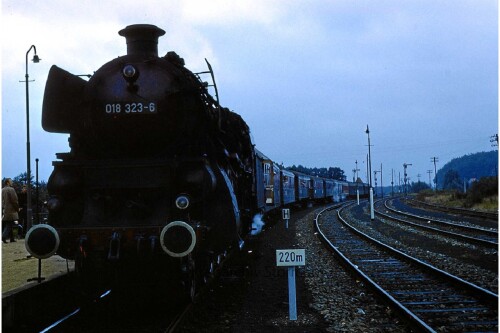 Büchen Bahnhof 1969 BR 018 323 6 Sonderfahrt (4)