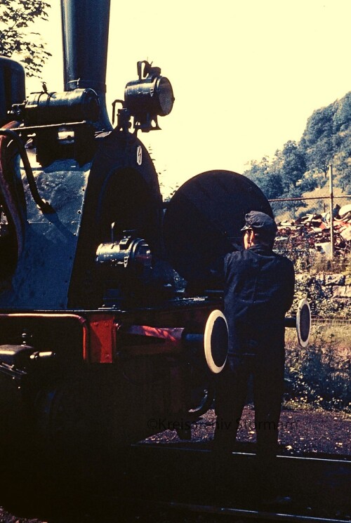 Dampflok Achertalbahn württembergische T 3 Badenia Lok 28 Borsig SWEG BW Bekohlung Ottenhöfen Bahnho