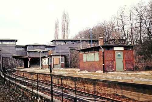 Berlin 1984 Eichkamp Bahnhof Kopie