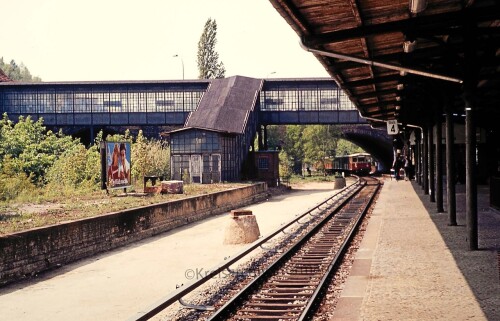 Berlin 1984 Gesundbrunnen S Bahnhof S 2 (1)