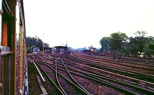 Berlin 1984 Grunewald Bahnhof Betriebswerk BW (1)