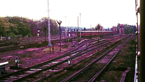 Berlin 1984 Grunewald Bahnhof Betriebswerk BW (2)