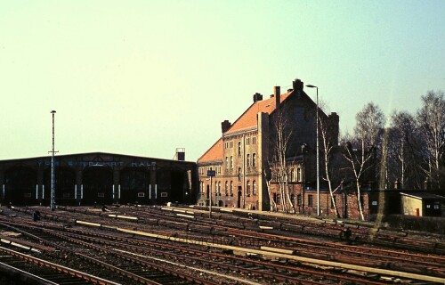 Berlin 1984 Grunewald Bahnhof Betriebswerk BW (5)