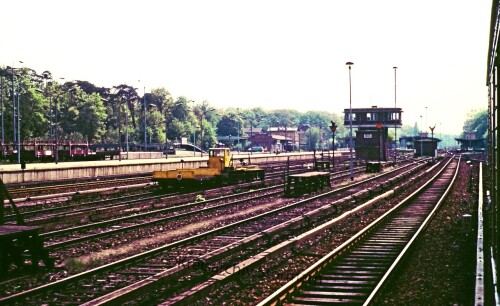 Berlin 1984 S Bahn Bahnhof Wannsee Bahnhof (1)