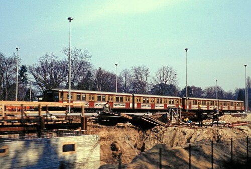 Berlin 1984 S Bahn Bahnhof Wannsee Bahnhof (4)