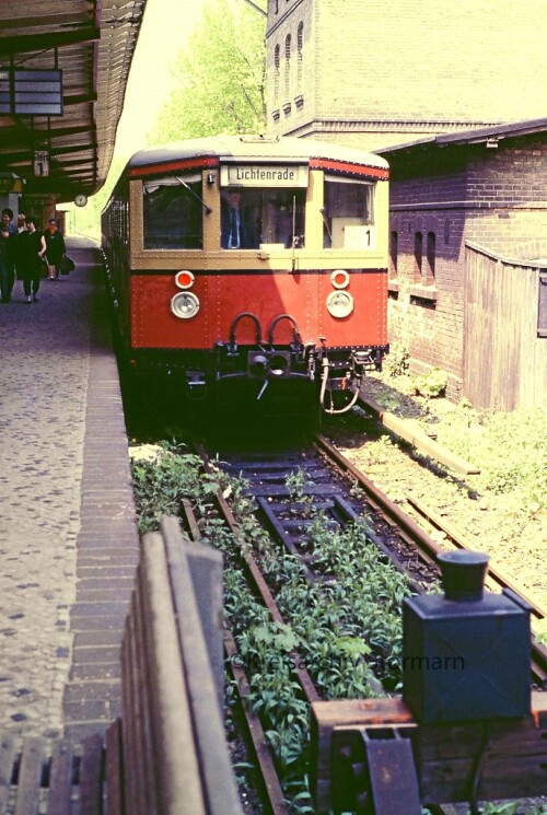 Berlin 1984 S Bahnhof Lichtenrade Bahnhof Kopie