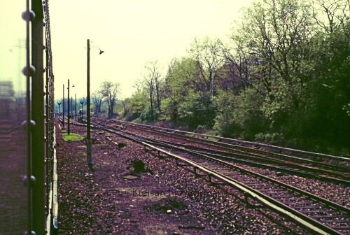 Berlin 1984 S Bahnhof Lichtenrade und S Bahnhof Schichauweg Bahnhof Kopie