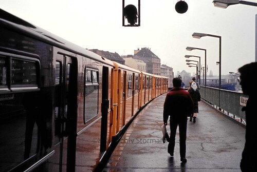 Berlin 1984 Tiergarten Bahnhof U Bahn Kopie