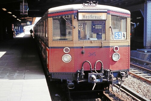 Berlin 1984 Westkreuz Bahnhof S Bahn (4)
