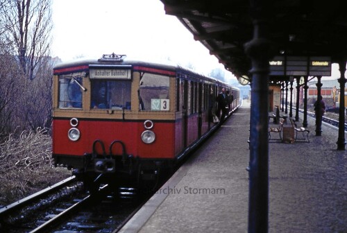 Berlin 1984 Yorckstraße Bahnhof a