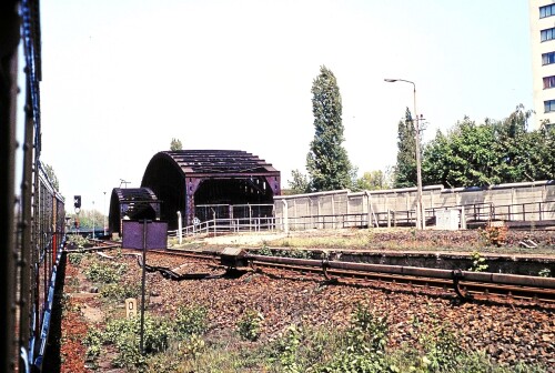 Berlin 1984 zw S Bahnhof Humboldthain und S Bahnhof Nordbahnhof