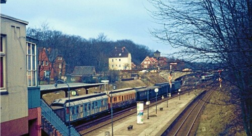 1973 Aumühle Bahnhof historischer Sonderzug (1)