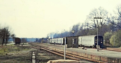 BR 03 254 Interzonenzug Bahnhof Müssen Schnellzug D Zug DR DB (3)