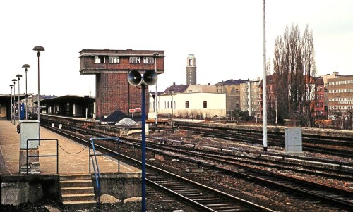 Berlin 1984 Spandau Bahnhof