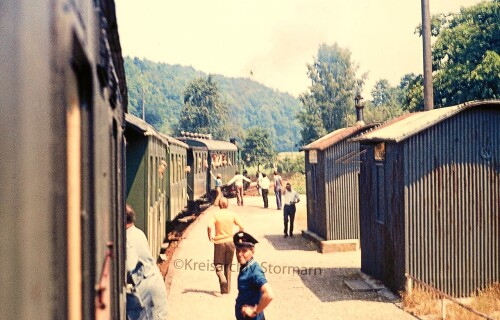 Dampflok Nostalgiezug Sonderzug Strecke Kandern Haltingen 1973 (13)