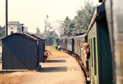Dampflok Nostalgiezug Sonderzug Strecke Kandern Haltingen 1973 (15)