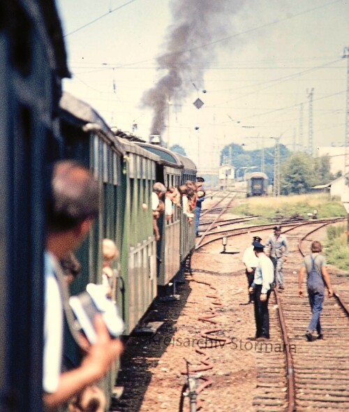 Dampflok Nostalgiezug Sonderzug Strecke Kandern Haltingen 1973 (6)