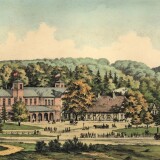 Friedrichsruh_Bahnhof-im-Sachsenwald-um_1850-1