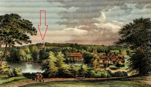 Friedrichsruh Bahnhof im Sachsenwald um 1850 (2)