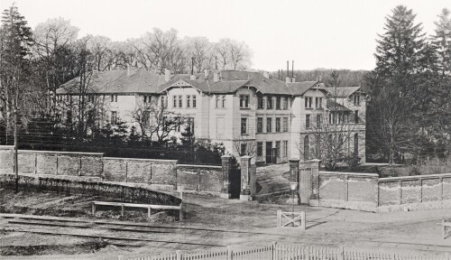Friedrichsruh Bahnhof im Sachsenwald um 1884 Schloss