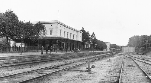 Friedrichsruh Bahnhof im Sachsenwald um 1900 Friedrichsruh Bahnhof