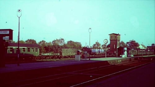 Schwarzenbek Bahnof 1965 Wasserturm Fotonachlass Schwerdtfeger