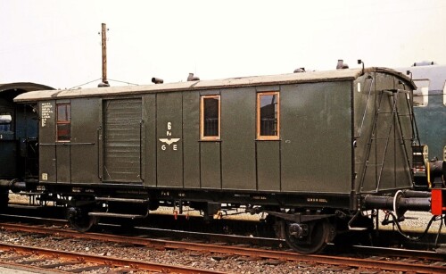 1979 Bahnhof Bergedorf Süd Gepäckwagen