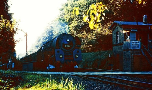 BR 01.5 0524 7 Reko DR 1970 Reinbek Bahnübergang (1)