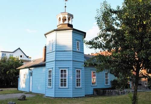 Bergedorf Bahnhof 1844 altes Empfangsgebäude 19. Jahrhundert a (2)