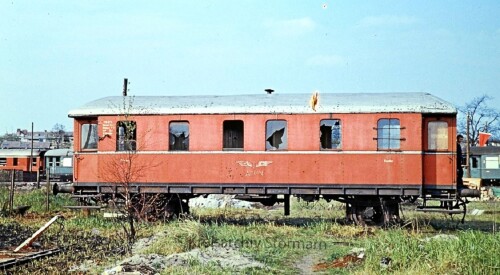 Bergedorf Bahnhof 1967 AKN 2 achsiger Personenwagen PRivatbahn Geesthacht rot