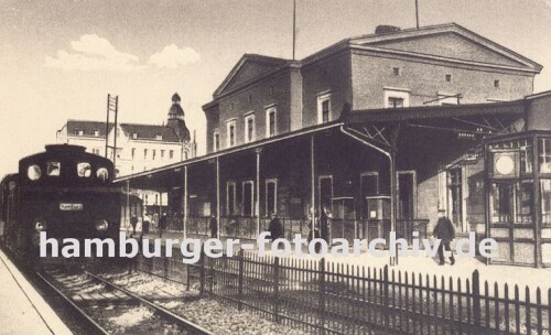 Bergedorf Bahnhof Empfangsgebäude 1910