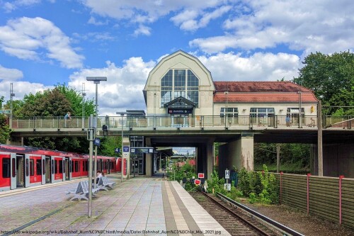 Jugendstil Bahnhof Aumühle Mai 2021